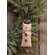 Stiffened Fabric Top Hat & Jingle Bell Button Snowman Ornament