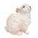 White Resin Bunny, 4 Asstd.