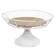 White Chicken Wire Pedestal Tray 16084WH;