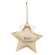 Merry Christmas Natural Star Ornament 17021;
