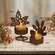 Fall Leaf Rusty Tealight Holder