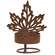 Fall Leaf Rusty Tealight Holder