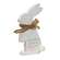 Easter Wishes/Bunny Kisses Wooden Bunny Sitter, 2 Asstd.