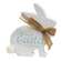 Easter Wishes/Bunny Kisses Wooden Bunny Sitter, 2 Asstd.