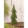 Distressed Wooden Pine Tree Sitter