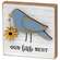 Our Little Nest Layered Bird & Daisy Block, 2 Asstd.