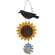 Distressed Wooden Bird & Flower Hanger, 2 Asstd.