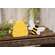 2 Set, Distressed Wooden Bee & Hive Sitters