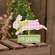 Pink & White Buffalo Check Bunny on Hello Spring Sitter