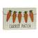 Carrot Patch Green & White Buffalo Check Box Sign