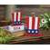 Wooden Uncle Sam Hat Block Sitter