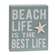 Beach Life Starfish Box Sign