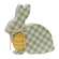 2/Set, Hoppity Easter & Green Check Chunky Bunny Sitter