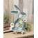Wooden Floral Bunny Tray