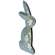 Wooden Floral Bunny Tray