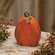 Carved Wooden Primitive Pumpkin Sitter