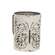 Cutout Butterfly White Metal Buckets, 2/Set 70144;