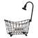 Black Metal Bathtub & Shower Head Basket 70145;