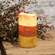 Grungy Candy Corn Timer Pillar, 5"