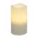 White Glitter Timer Pillar, 3"x5" 85117;