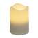 White Glitter Timer Pillar, 3"x4" 85118;