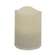 White Glitter Timer Pillar, 3"x4" 85118;