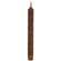 Burnt Mustard Vintage Twist Flicker Flame Timer Taper, 9.5"