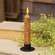 Burnt Ivory Vintage Twist Flicker Flame Timer Taper, 6.25"