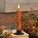 Pumpkin Spice Vintage Twist Flicker Flame Timer Taper, 6.25"