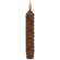 Burnt Mustard Vintage Twist Flicker Flame Timer Taper, 6.25"