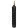Black Vintage Twist Flicker Flame Timer Taper, 6.25"