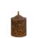 Burnt Mustard Flicker Flame Timer Cake Pillar, 4"