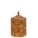 Burnt Ivory Flicker Flame Timer Cake Pillar, 4"