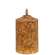 Burnt Ivory Flicker Flame Timer Cake Pillar, 5"