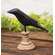 Wooden Crow Pedestal, Small