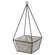 Wood Plant Holder w/Triangle Metal Frame
