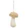 Chenille Stuffed Mushroom Ornament, 3 Asstd.