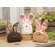 Brown Bunny Head with Pip Headband Doll