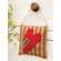 CS38918 Ticking Striped XOXO Heart Pillow Ornament;