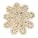 Corn Husk Flower Shape Candle Mat, Small HAC2407;