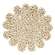 Corn Husk Flower Shape Candle Mat, Medium HAC2408;