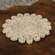 Corn Husk Flower Shape Candle Mat, Large HAC2409;