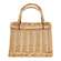 Natural Willow Tapered Basket w/Handles HAC2413;