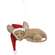 Christmas Sleeping Mouse Felted Ornament
