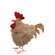 Brown Rooster Felted Ornament