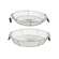 Distressed White Chicken Wire Round Trays, 2/Set 18025ABW;