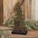 Wooden Pine Tree & Reindeer on Base