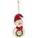 Hello Snowman with Wreath Ornament, 3 Asstd.