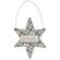 Love, Hope, Peace Plaid Star Ornament, 3 Asstd.