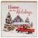 Home for the Holidays Vintage Red Truck Box Sign